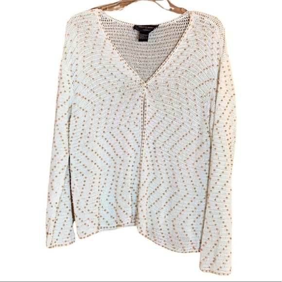 Colette Mordo for Sadiman Sweaters - Colette Mordo for Sadimara beaded cardigan Size XL